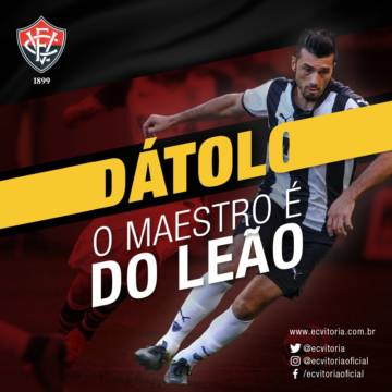 Vitória confirma a chegada do "Maestro" Dátolo para a temporada de 2017 (Foto: Divulgação/Vitória E.C.)