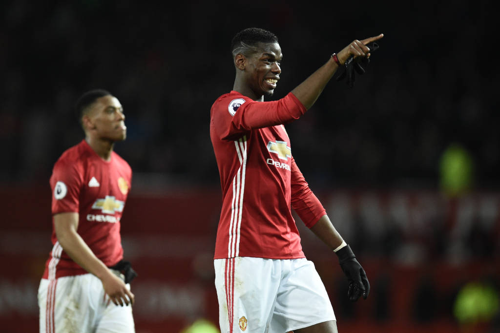 Paul Pogba prevê Neymar como um dos sucessores de Messi e Cristiano Ronaldo (Foto: Oli Scarff/AFP)