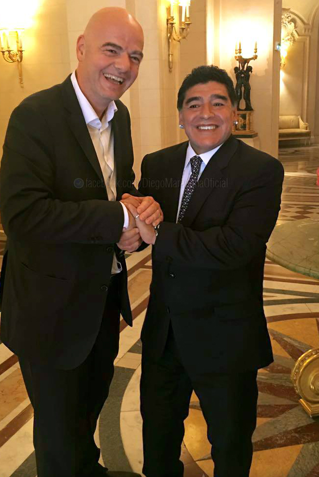 Maradona criticou dirigentes e prevê desfiliação da AFA (Foto: Divulgação)