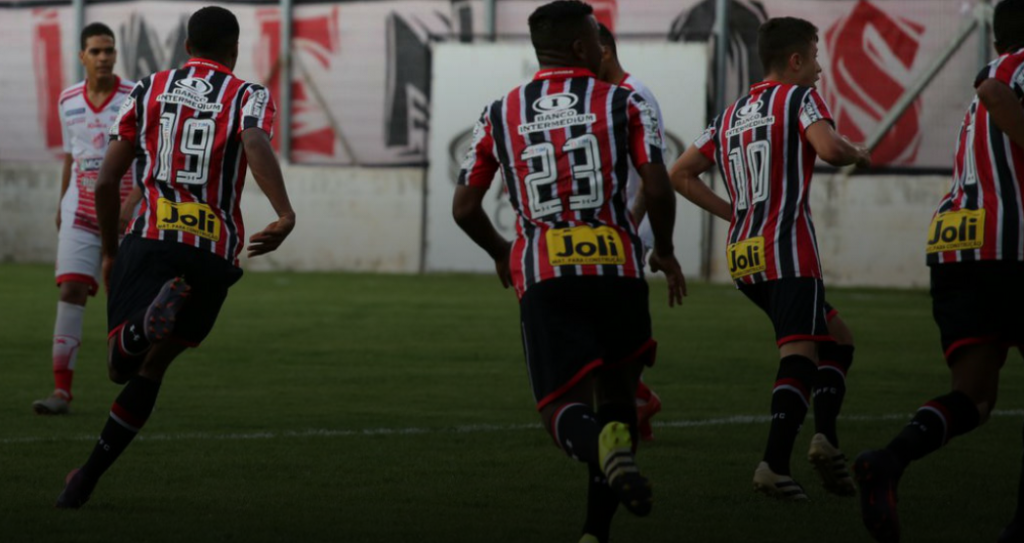Tricolor fechou fase de grupos com 100% de aproveitamento (Foto: Afonso Pastore/SPFC)