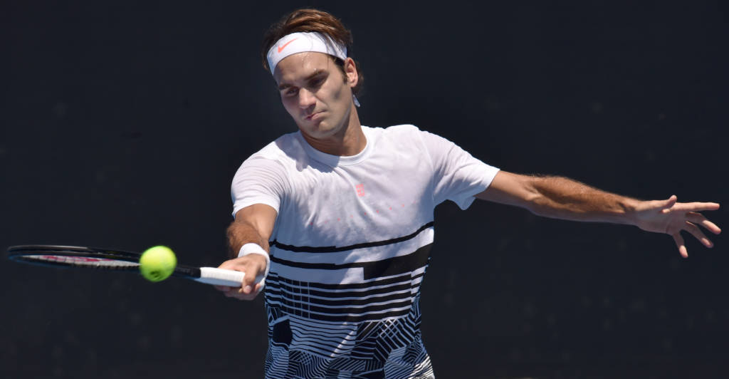 Federer chegou à semifinal na Austrália em 2016 (Foto: Paul Crock/AFP)
