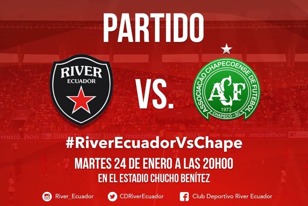 Chapecoense jogará no Equador (Foto: Divulgação)