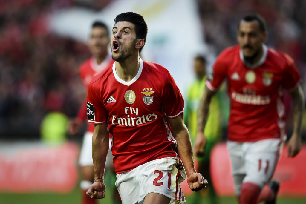 Pizzi marcou dois gols na vitória sobre o Tondela (Foto: Patricia de Melo Moreira/AFP)