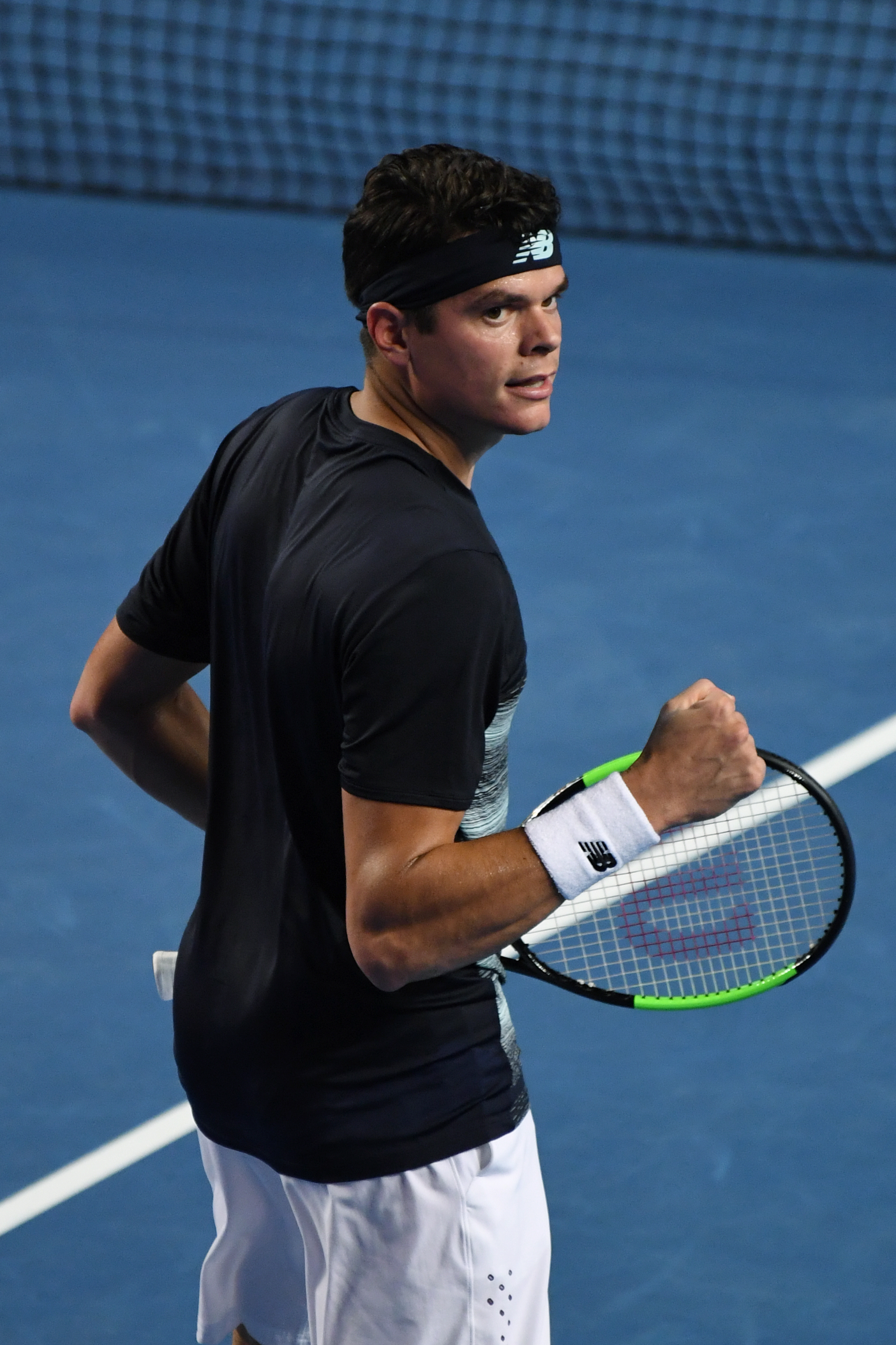 Milos Ranoic é o único representante do top 3 a participar desta fase final do Aberto da Austrália 2017 (Foto: GREG WOOD/AFP)