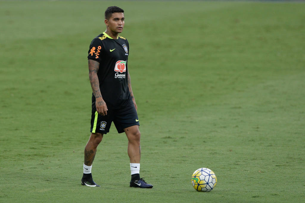 Dudu fará apenas sua estreia com a camisa da Seleção Brasileira nesta quarta-feira (Foto: Pedro Martins / MoWA Press)