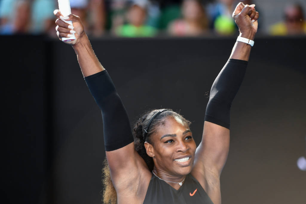 Serena Williams está cada vez mais perto de voltar a ser a tenista número um do mundo (Foto SAEED KHAN/AFP)