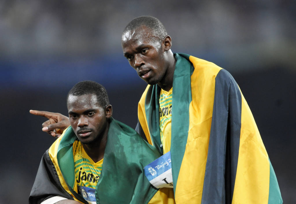 Nesta Carter foi pego no doping e fez com que equipe jamaicana perdesse o ouro de 2008 (Foto: Olivier Morin/AFP)
