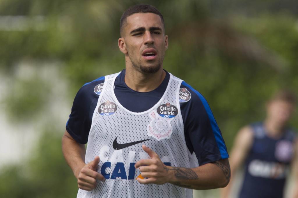 Recém-chegado, o volante Gabriel é titular absoluto do Corinthians (foto: Daniel Augusto Jr./Ag. Corinthians)