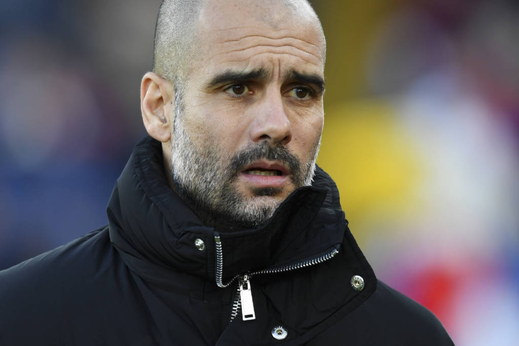 Manchester City's Spanish manager Pep Guardiola arrives for the English FA Cup fourth round football match between Crystal Palace and Manchester City at Selhurst Park in south London on January 28, 2017. / AFP PHOTO / Ben STANSALL / RESTRICTED TO EDITORIAL USE. No use with unauthorized audio, video, data, fixture lists, club/league logos or 'live' services. Online in-match use limited to 75 images, no video emulation. No use in betting, games or single club/league/player publications.  /
