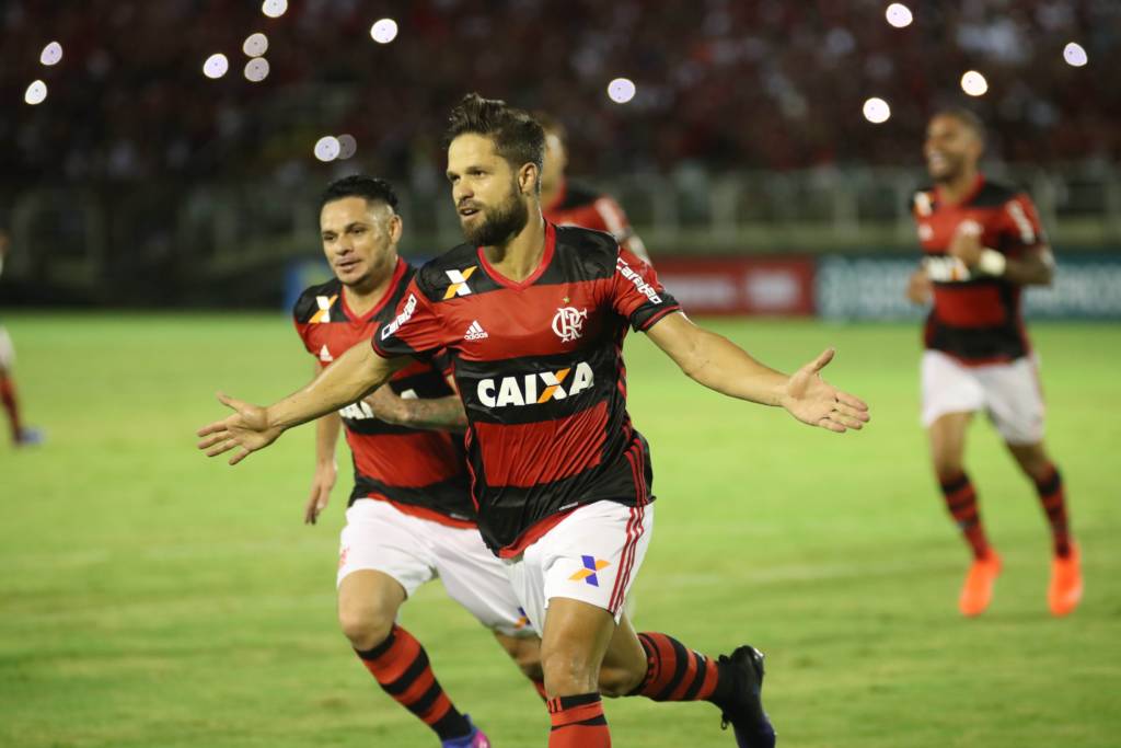 Diego deixou sua marca na vitória do Flamengo (Foto: Gilvan de Souza/Flamengo)