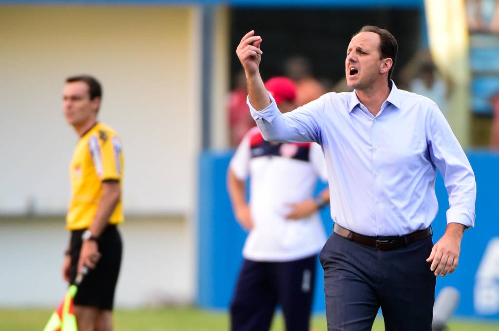 Contra o Audax, Rogério Ceni amargou sua primeira derrota como técnico do São Paulo (Foto: Fernando Dantas/ Gazeta Press)