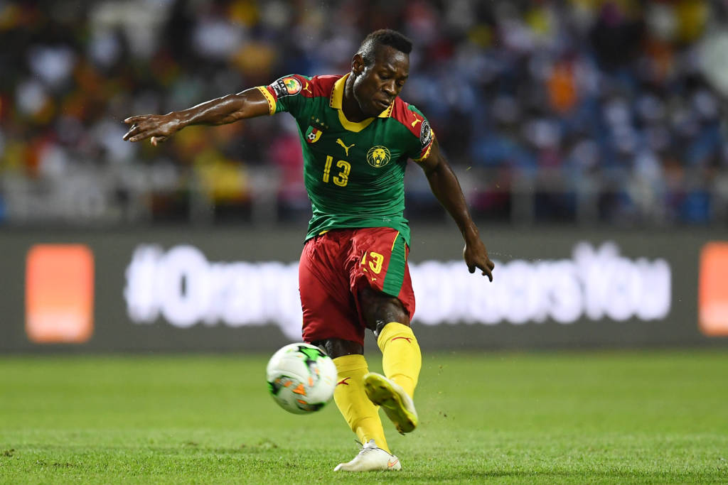 Bassogog conquistou a Copa Africana por Camarões (Foto: Gabriel Bouys/AFP)
