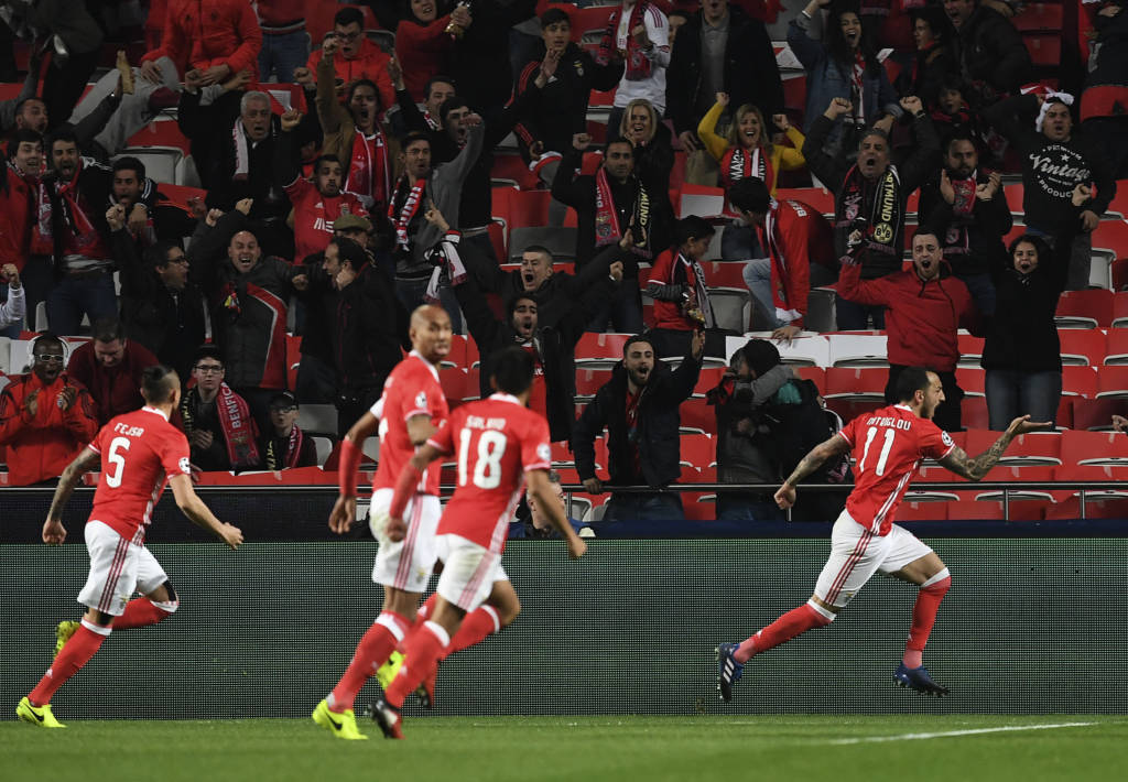 Vitória sem sofrer gols deu uma grande vantagem ao Benfica para a volta (Foto: Francisco Leong/AFP)