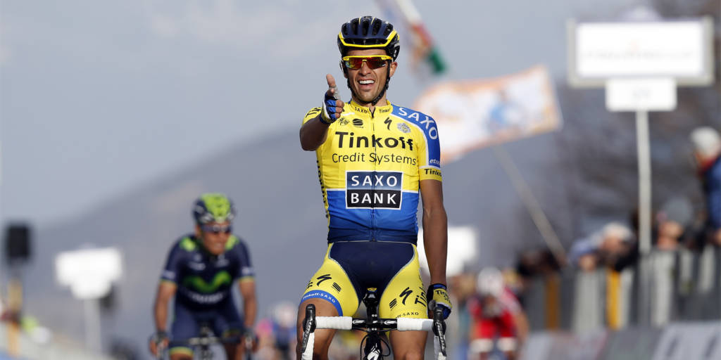 15 March 2014 49th Tirreno - Adriatico Stage 04 : Indicatore - Cittareale 1st : CONTADOR Alberto (ESP) Tinkoff - Saxo Photo : Yuzuru SUNADA