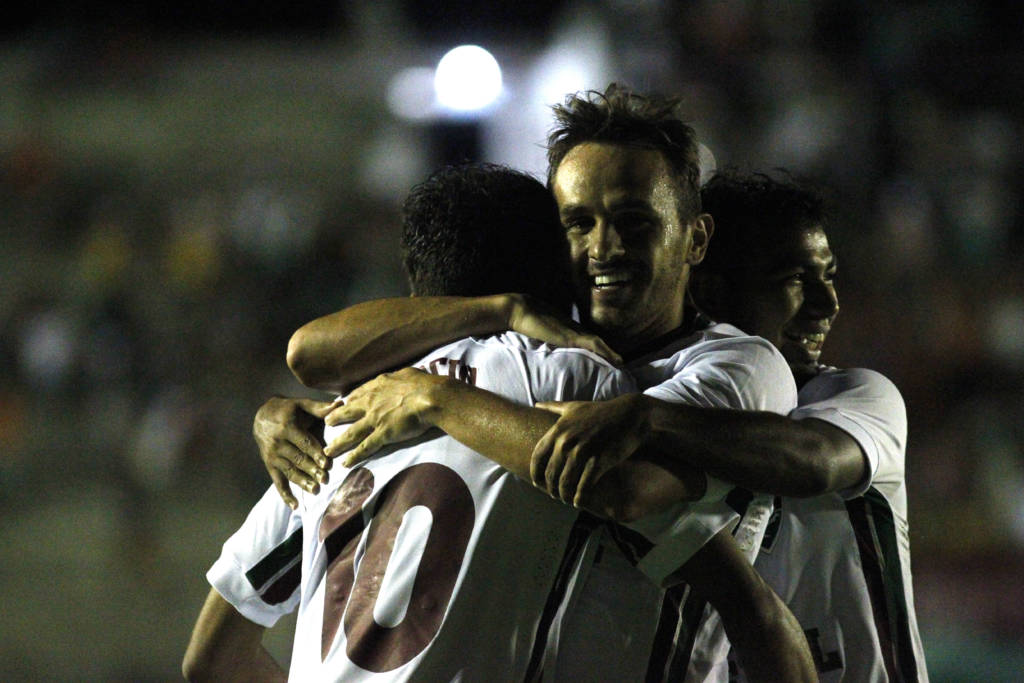 Scarpa anotou um golaço na noite desta quarta-feira (Foto: Divulgação/Fluminense)