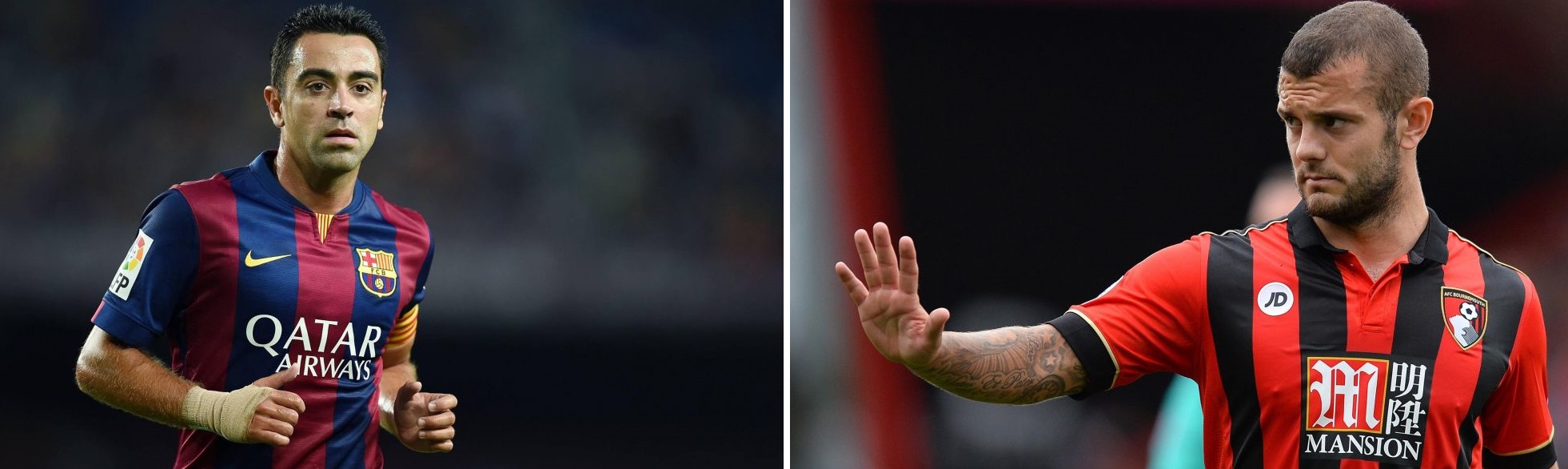 Volante consagrado no futebol comenta interesse do ex-técnico em Wilshere, que defende o Bournemouth por empréstimo (Fotos: AFP)