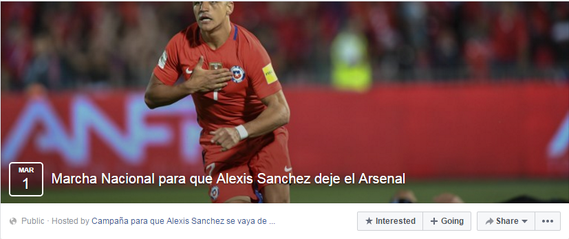 Torcedores apontam estar cansados de ver o camisa 7 "jogando sozinho" nos Gunners (Foto: Reprodução)