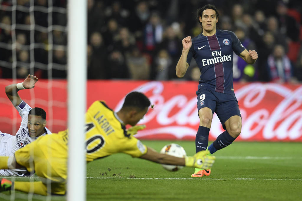 O PSG não conseguiu furar a retranca do Toulouse e tropeçou em casa (Foto: Christophe Simon/AFP) 