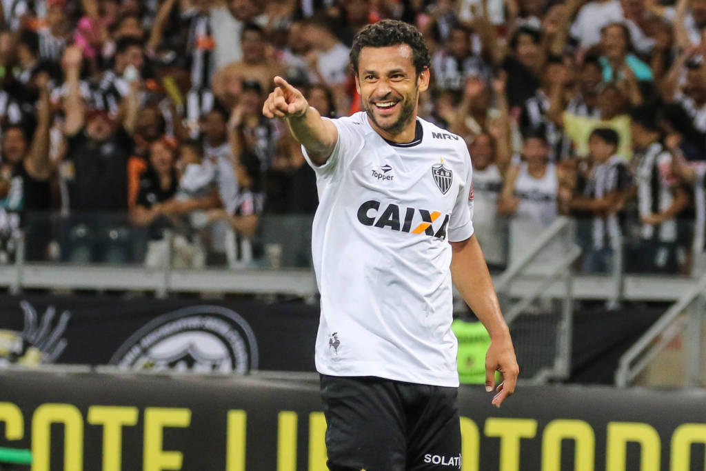 Fred marcou três gols na vitória do Atlético sobre o América por 4 a 1 neste domingo (Foto: Bruno Cantini/ Atlético-MG)