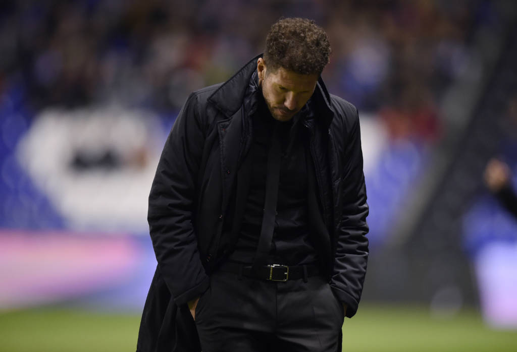 Empate distanciou ainda mais a equipe do técnico Diego Simeone do título (Foto: Miguel Riopa/AFP)