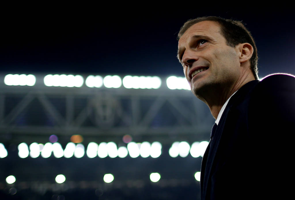 Massimiliano Allegri espera conquistar mais uma vitória à frente da Juventus (Foto: Marco Bertorello/AFP)