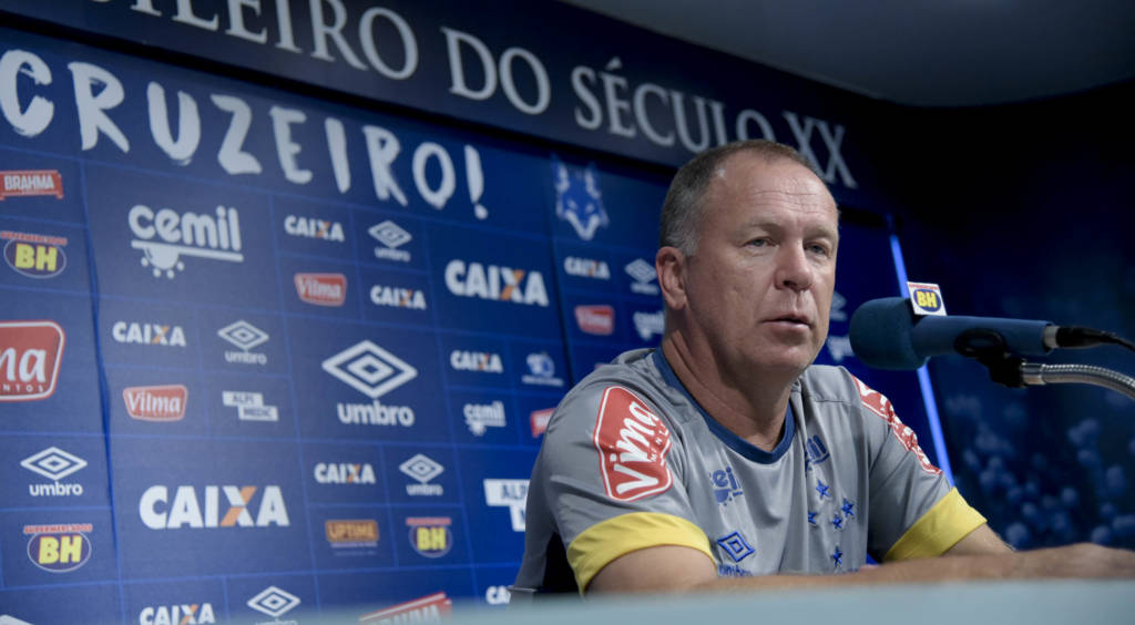 BELO HORIZONTE / BRASIL (03.03.2017) Mano Menezes, durante entrevista coletiva, na Toca ll em BH. © Washington Alves/Cruzeiro