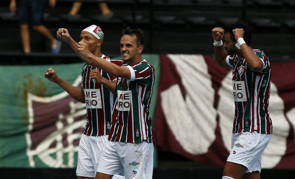 Autor de gol no domingo, Lucas quer um Fluminense ofensivo contra o Criciúma, pela Copa do Brasil (Foto: Nelson Perez/Fluminense)