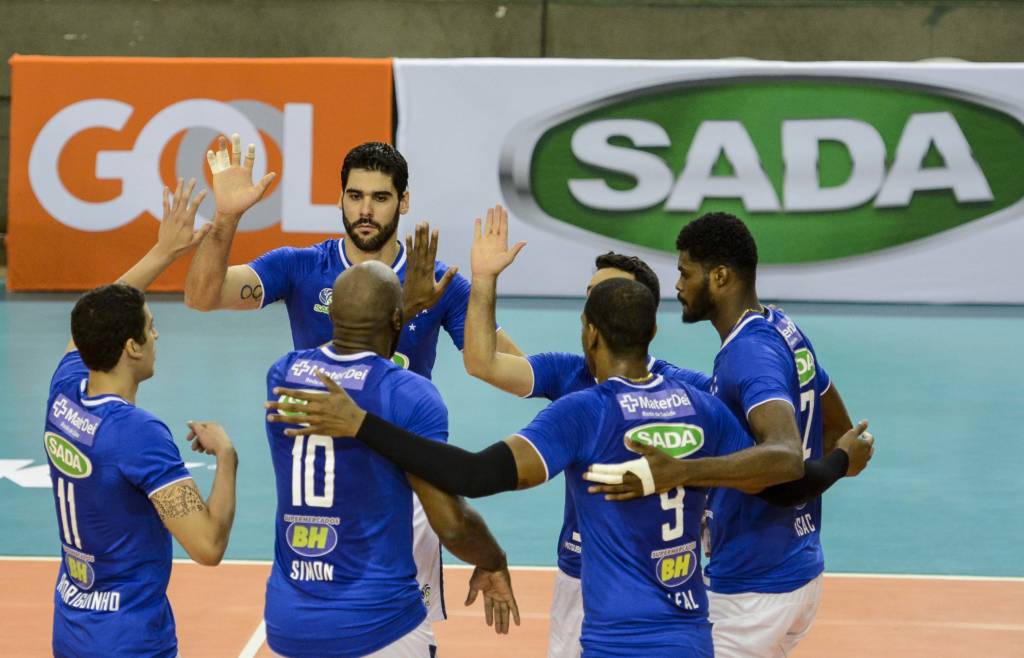 Cruzeiro dominou a seleção masculina com cinco dos sete representantes (Foto: Washington Alves/Inovafoto/CBV)