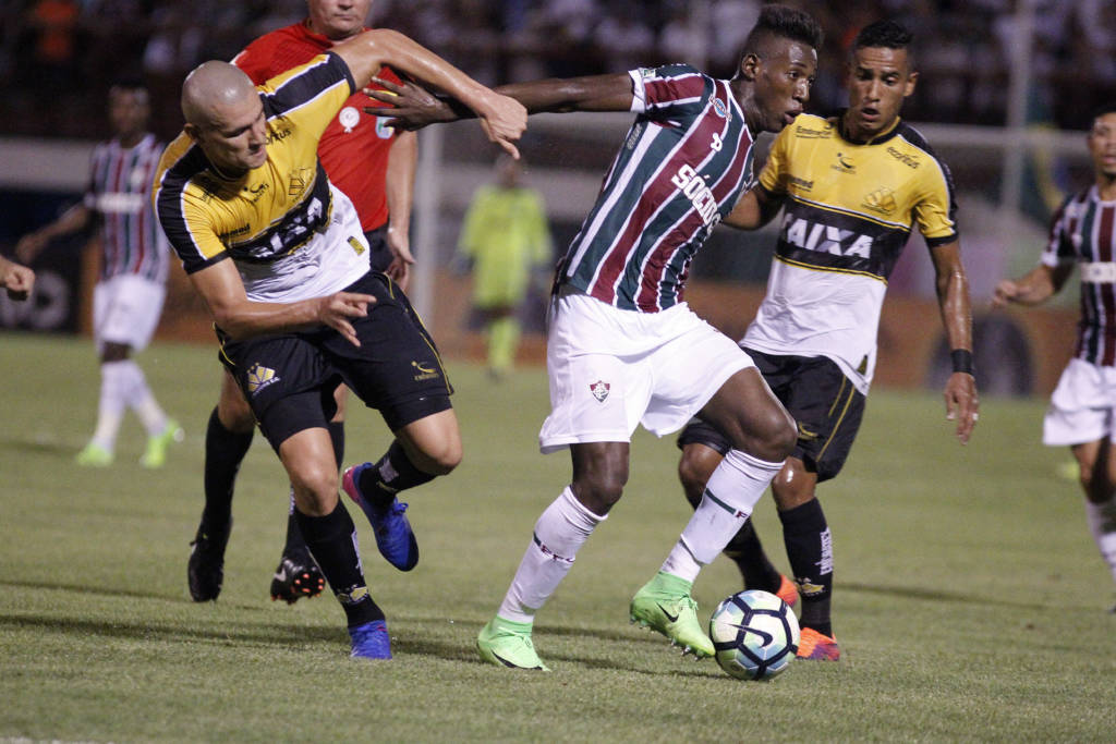 Fluminense não teve vida fácil para despachar o Criciúma (Foto: Nelson Perez/Fluminense F.C.)