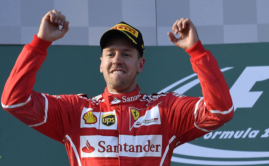 Vettel voltou a vencer uma corrida na F1 após mais de um ano (Foto: AFP)