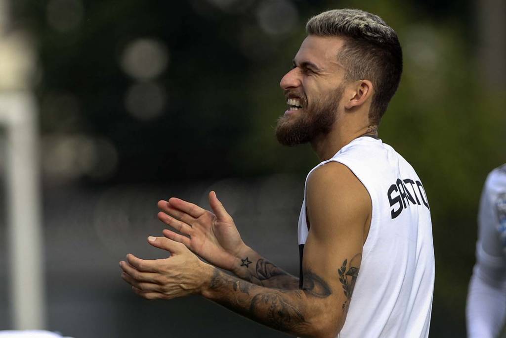 O atual contrato de Lucas Lima com o Santos termina em dezembro desse ano (Foto: Ivan Storti/SFC)