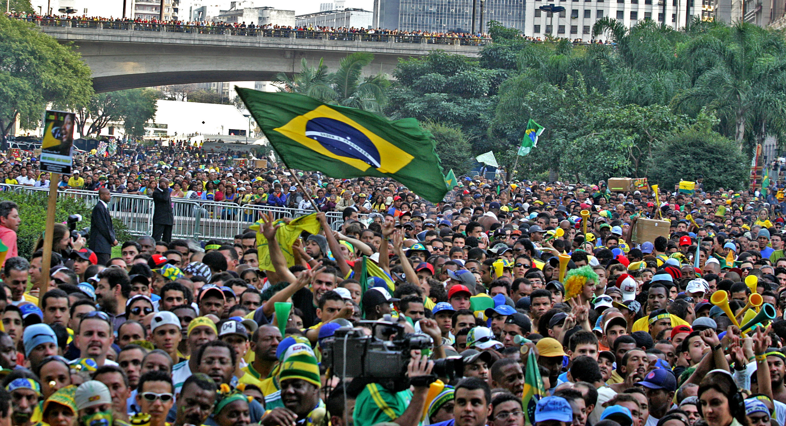 Vale do Anhangabaú receberá evento para transmissões de jogos da Copa