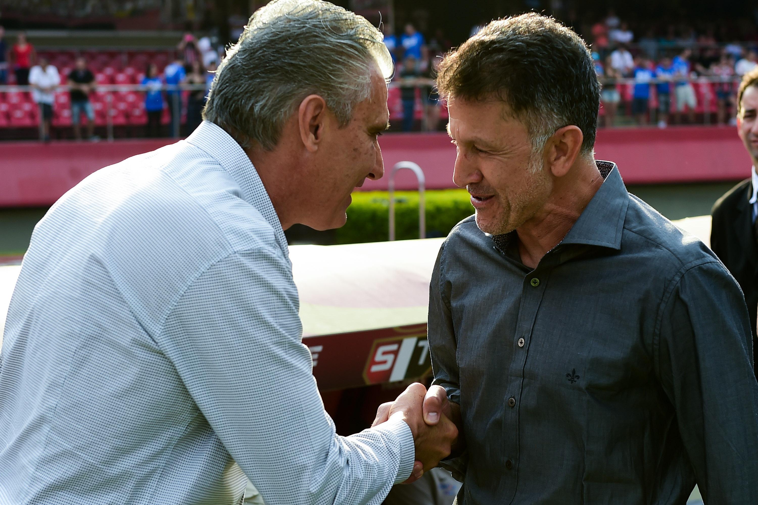 Tite e Osorio se reencontram após Majestoso polêmico