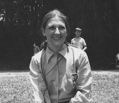 Preconceito e Ditadura. Léa Campos foi a primeira árbitra mulher do Brasil (Foto: Arquivo pessoal)