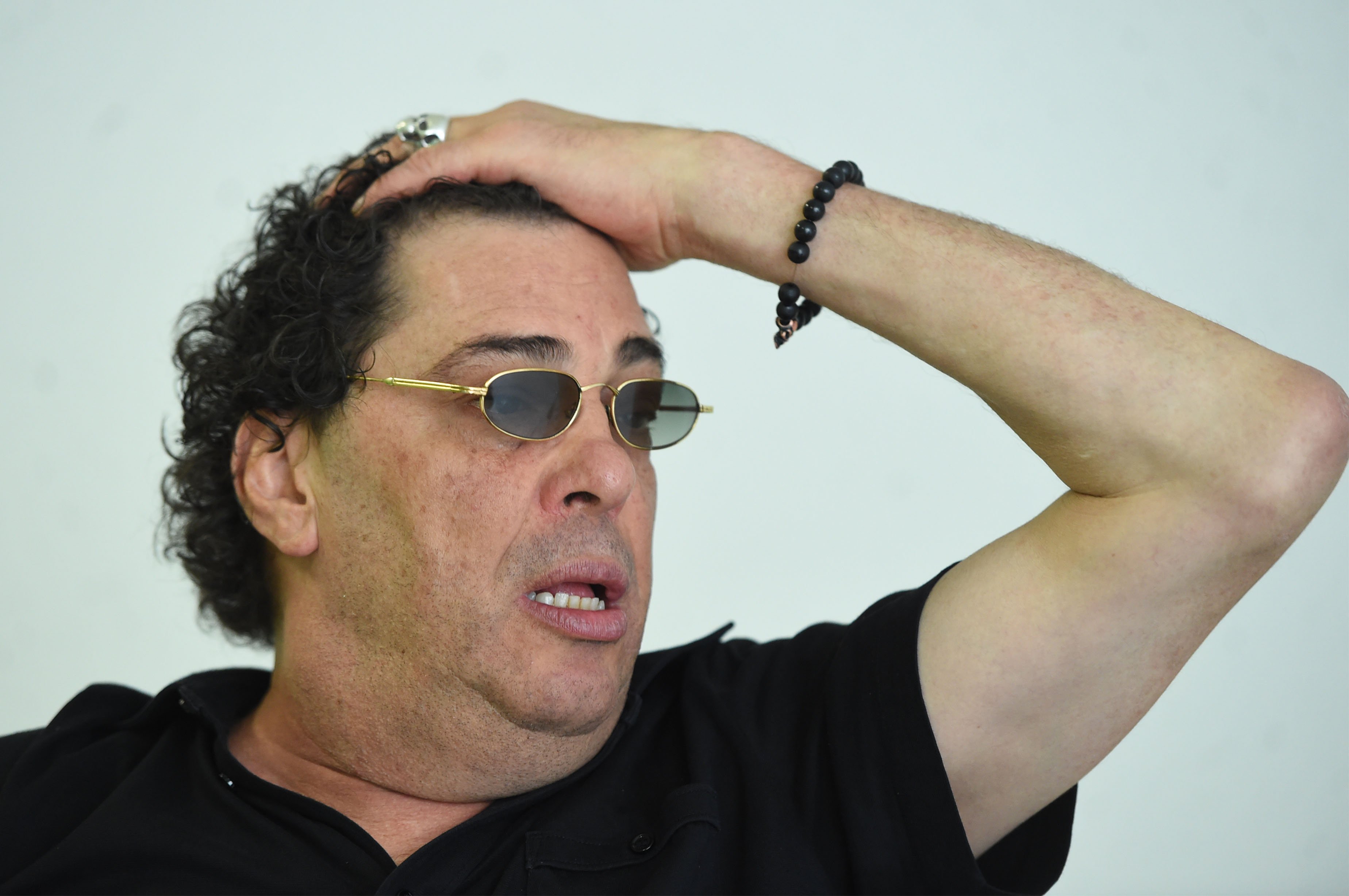 “A droga é f...”. Foto: Sergio Barzaghi/Gazeta Press