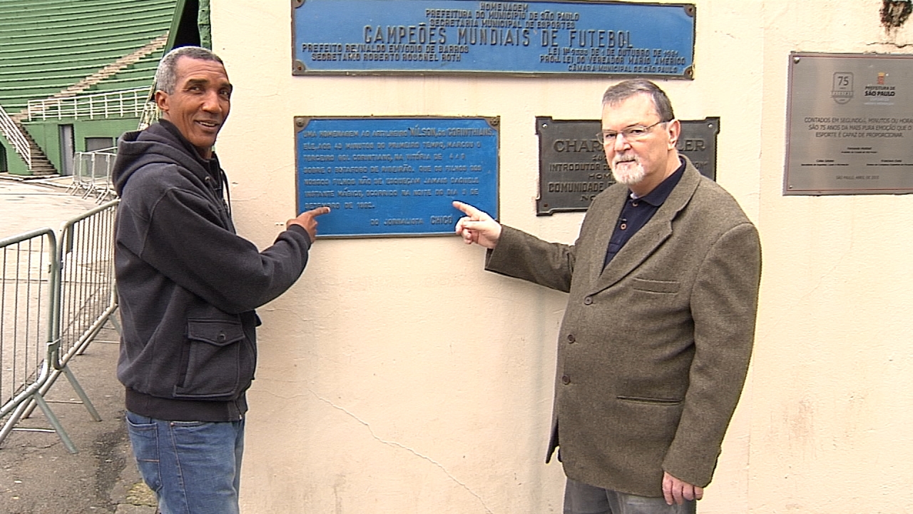 Nilson, Chico Lang e um gol de placa. (Imagem: Reprodução/TV Gazeta)