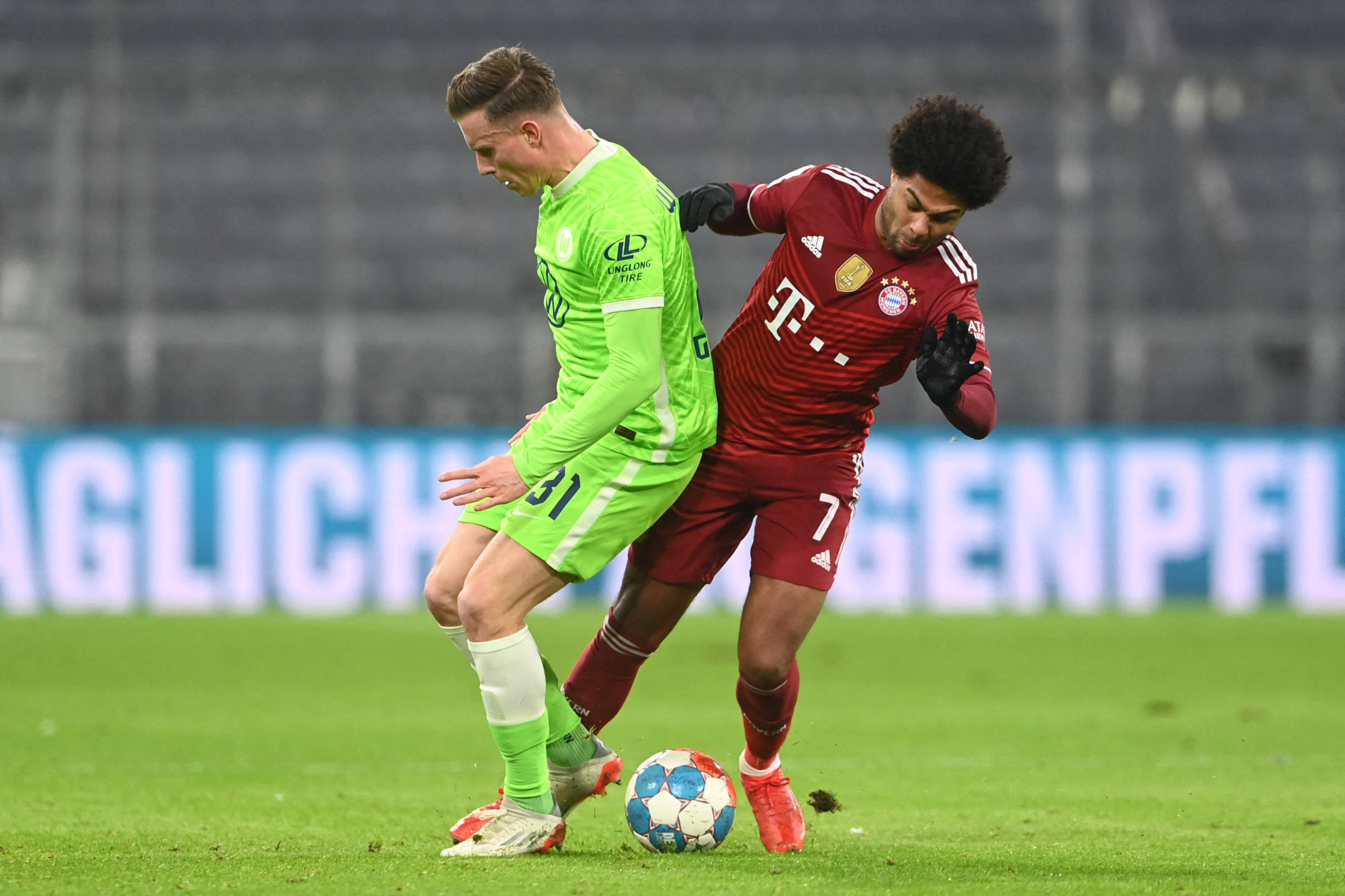 Confira imagens da partida entre Bayern e Wolfsburg pelo Alemão ...