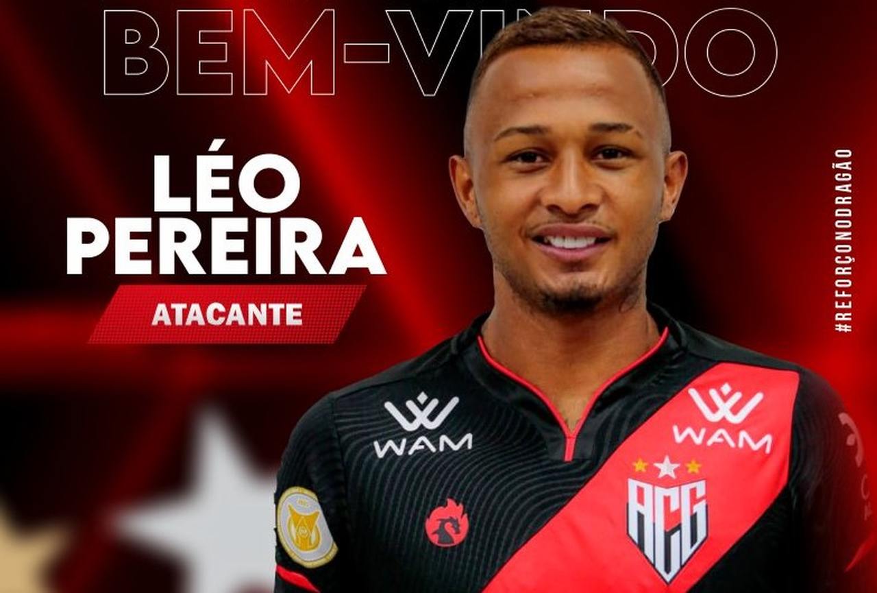 Atlético-GO anuncia o atacante Léo Pereira, ex-Grêmio