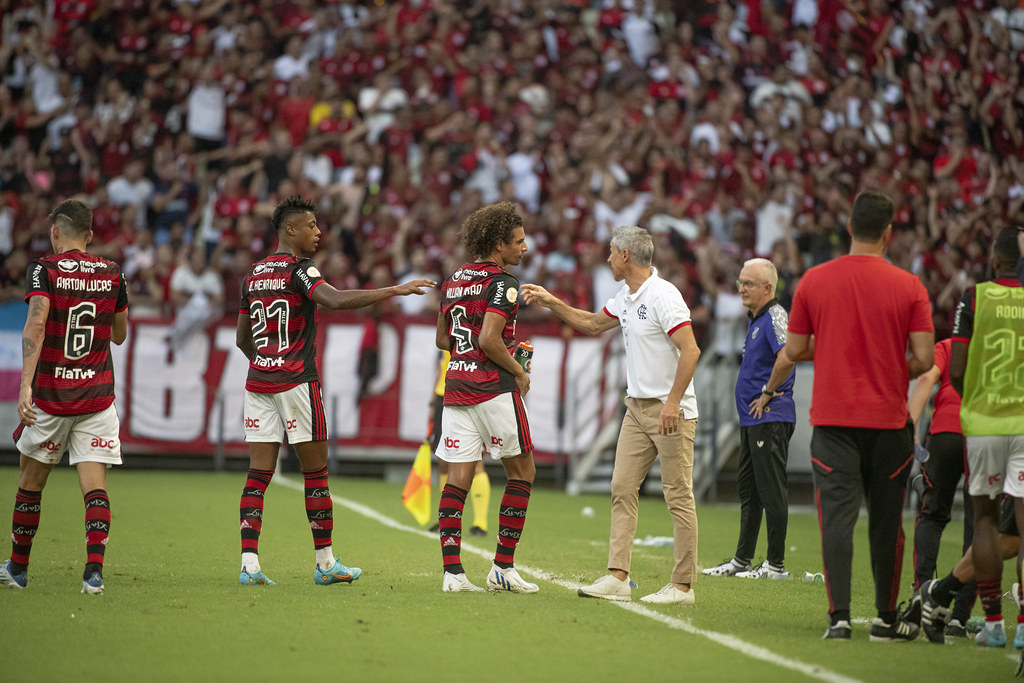 Paulo Sousa reclama de pênalti não marcado para o Flamengo