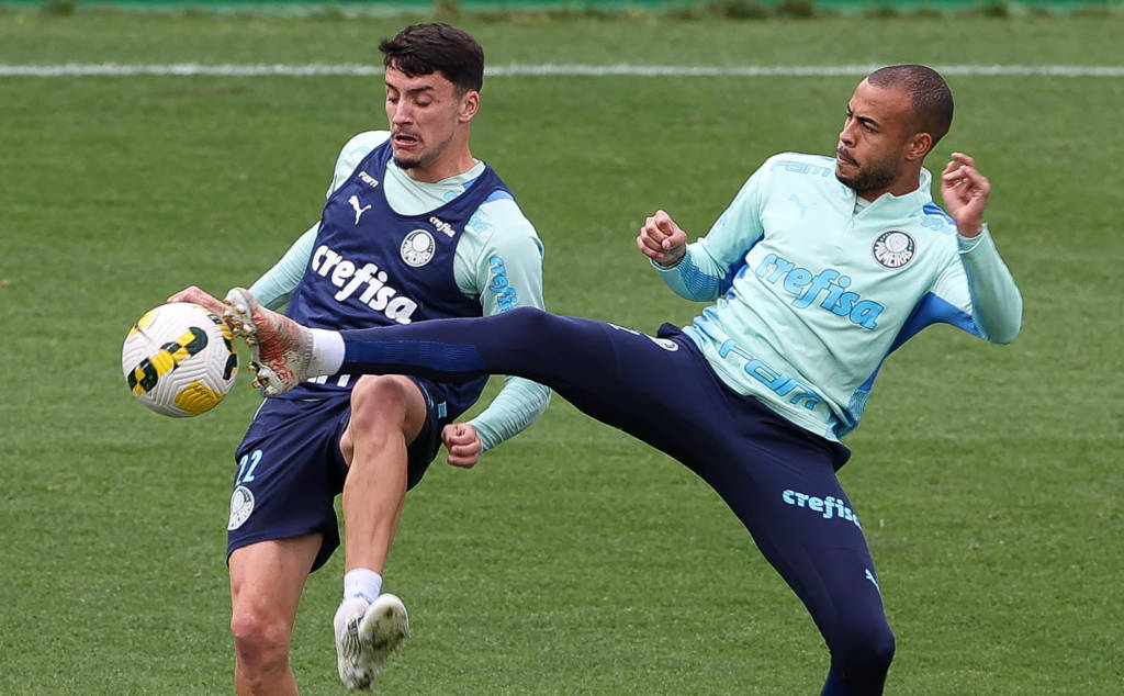 De olho no Galo, Palmeiras tem cautela com pendurados no clássico com Santos