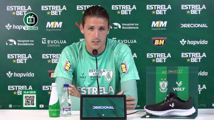 Maidana comenta variações de esquema tático do América-MG - Vídeos