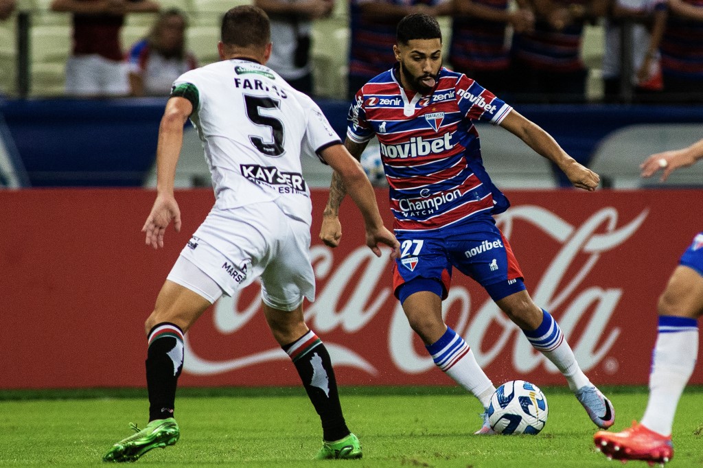 Veja fotos do jogo entre Fortaleza x Palestino-CHI pela estreia da Sul