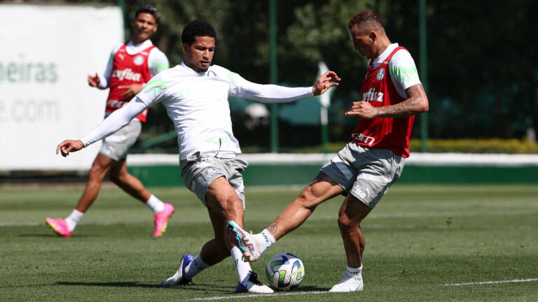 Sem Dudu, Palmeiras treina finalizações para pegar o Cuiabá pelo Brasileirão