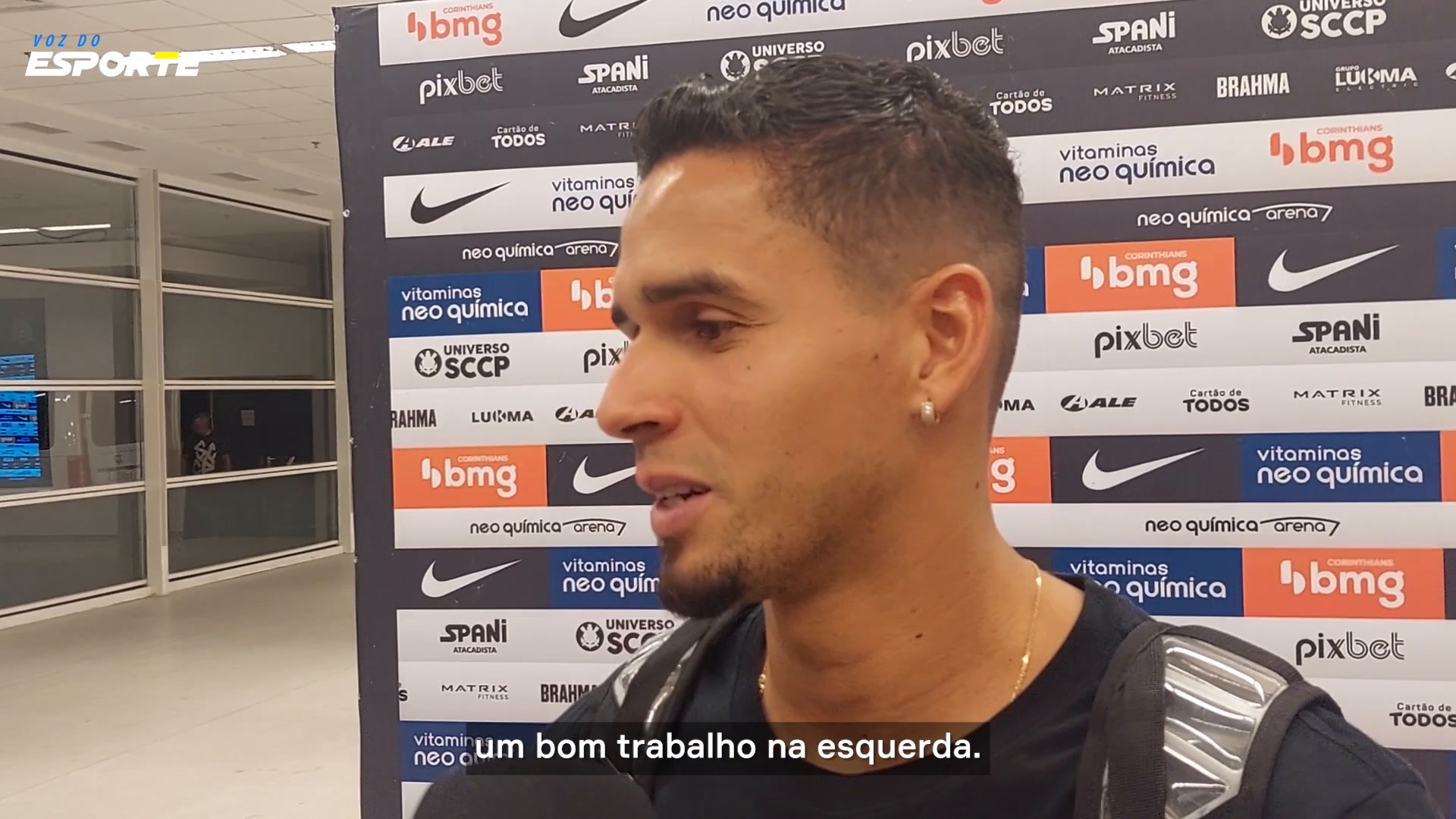 Lucas Veríssimo fala sobre adaptação no Corinthians e clássico contra o Palmeiras