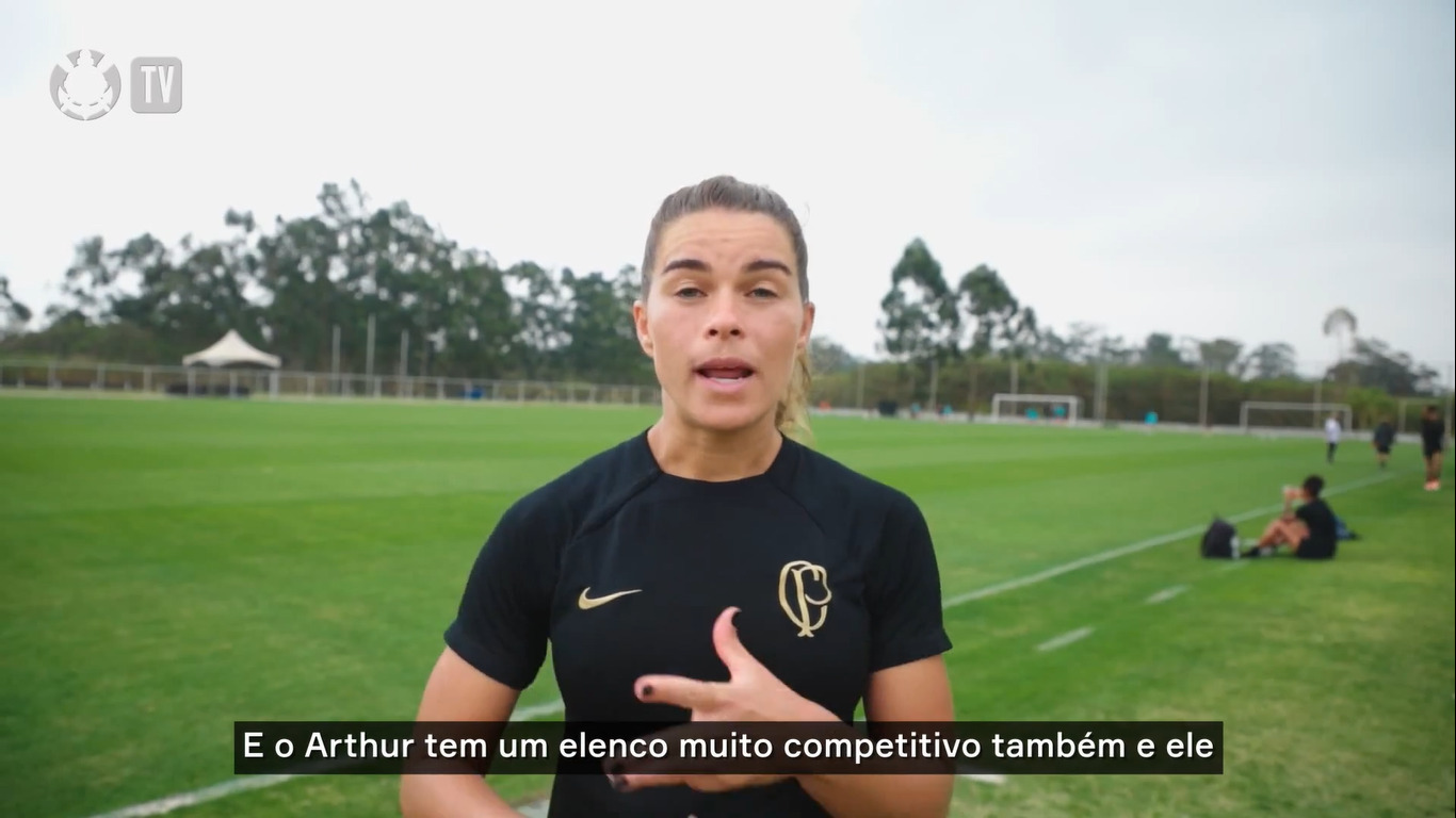 Tamires vê Corinthians preparado para a final do Brasileirão Feminino