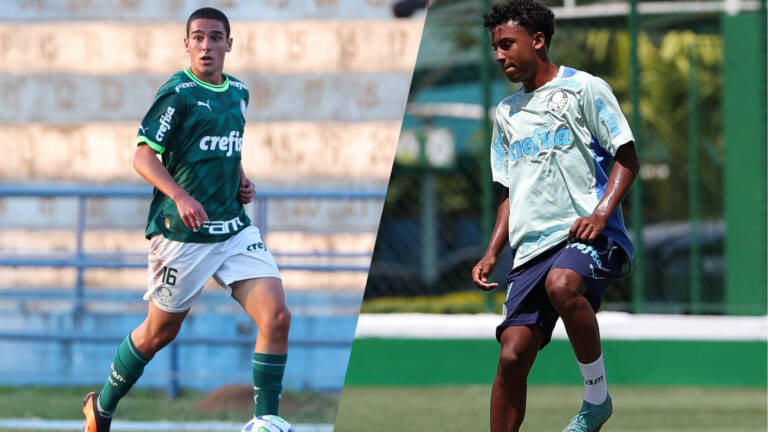 Dupla do Palmeiras comemora convocação para Seleção Brasileira sub-17: 