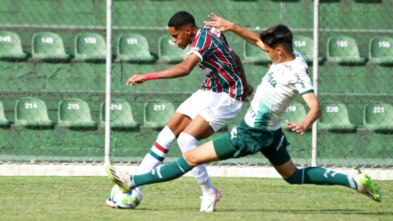Palmeiras toma empate do Fluminense no fim pelas quartas do Campeonato Brasileiro sub-17
