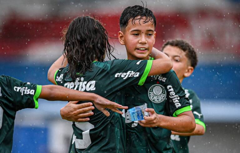 Sub-11 e sub-13 do Palmeiras vencem duelos de ida das oitavas de final do Paulistão