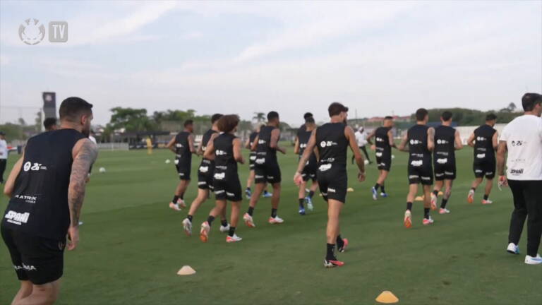 Tudo pronto! Corinthians faz último treino antes de encarar o Flamengo