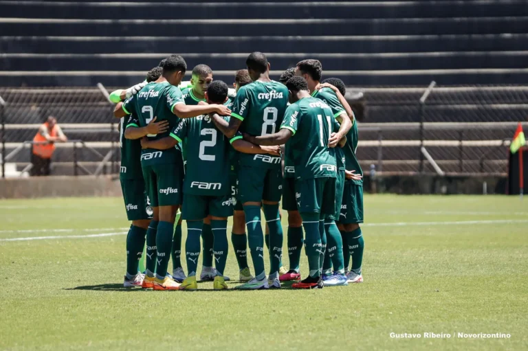 Palmeiras vence Novorizontino e vai para o jogo de volta da semifinal do Paulista sub-20 com vantagem